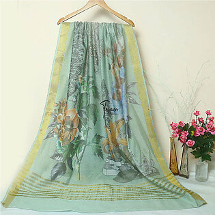 Tasneem Fabrics Women's Pure Printed Monark Dupatta - MDPR0001556