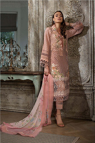 Sobia Nazir Embroidered Luxury Lawn Unstitched 3Pc Suit D-07B