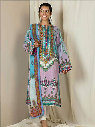 Zellbury Digital Printed & Embroidered Lawn 2Pc Suit WUSCE746
