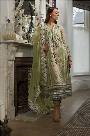 Sobia Nazir Embroidered Luxury Lawn Unstitched 3Pc Suit D-14A