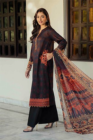 Nishat Summer Unstitched Embroidered Lawn 2Pc Suit - 42401087