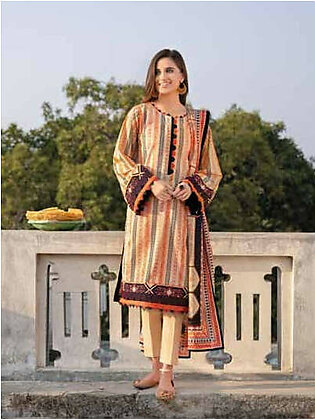Gul Ahmed Essential Printed Lawn 3Pc Suit CL-22028B