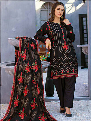 Path Jhar by Sidra Aleem Unstitched Dhanak Embroidered 3Pc Suit SA-013