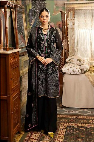 Gul Ahmed Premium Embroidered Swiss Voile Unstitched 3Pc Suit LSV-42018