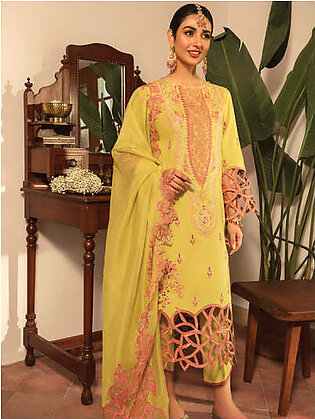 Rang Rasiya Rehmat Luxury Eid Collection Unstitched 3Pc Suit - MEHARMAAH