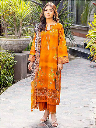 Charizma Combination Embroidered Lawn Unstitched 3 Piece Suit CC-07