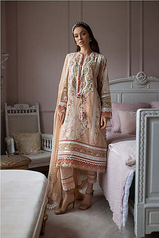 Sobia Nazir Embroidered Luxury Lawn Unstitched 3Pc Suit D-14B