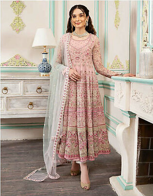 SIFA Luxury Embroidered Pret Suit - PINK GALA