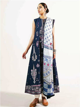 Zara Shahjahan Premium Lawn Unstitched 3 Piece Suit Khushala-A