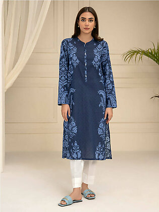 Limelight Summer Unstitched Printed Lawn 1Pc Shirt U3393 Navy