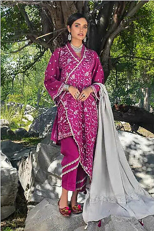 Gul Ahmed Pure Joy of Winter Embroidered Khaddar 3Pc Suit AP-12031