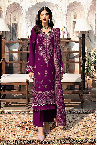 Ramsha Reet Vol-10 Embroidered Karandi Unstitched 3Pc Suit R-1004
