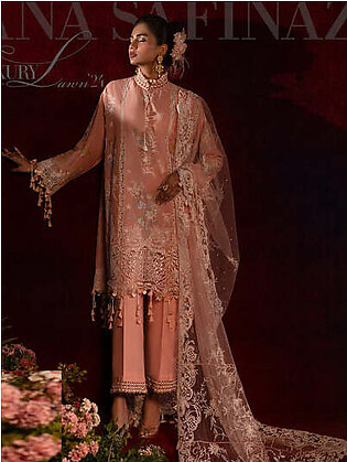 Sana Safinaz Embroidered Luxury Lawn Unstitched 3Pc Suit D-07A