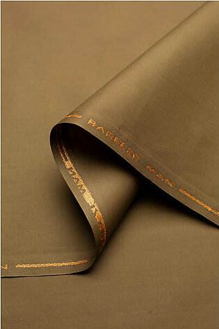 Bareeze Man Premium 365-Latha 100% Cotton Unstitched Fabric - Brown