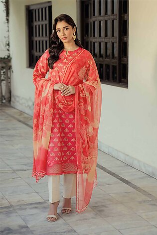 Nishat Summer Unstitched Embroidered Lawn 2Pc Suit - 42401088