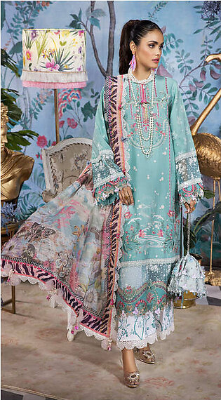 Anaya by Kiran Chaudhry Viva Lawn 3Pc Suit VL22-01 JAYA