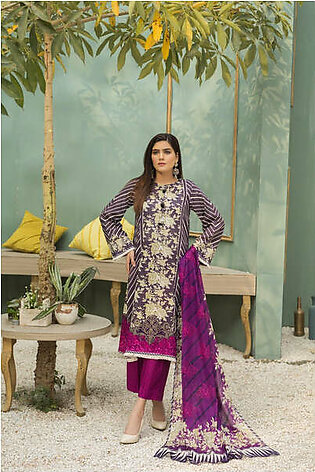 Ittehad Crystal Lawn 2021 Unstitched 3 Piece Printed Suit CL-21134-A