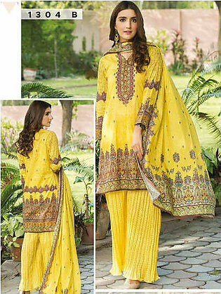 Five Star Classic Summer Unstitched Printed Lawn 3Pc D-1304-B