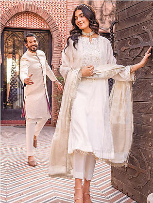 Gul Ahmed Festive Eid Embroidered Cotton Unstitched 3Pc Suit FE-42060