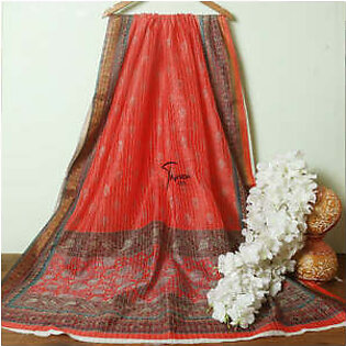 Tasneem Fabrics Women's Pure Printed Monark Dupatta - FBPR0002662