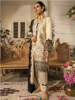 Rang Rasiya Rehmat Luxury Eid Collection Unstitched 3Pc Suit - AYLEEN