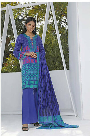 Ittehad Crystal Lawn 2021 Unstitched 3 Piece Printed Suit CL-21117-A