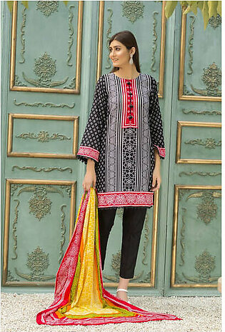 Ittehad Crystal Lawn 2021 Unstitched 3 Piece Printed Suit CL-21131-B