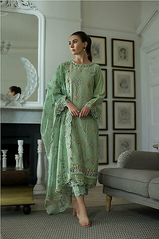 Sobia Nazir Embroidered Luxury Lawn Unstitched 3Pc Suit D-02A
