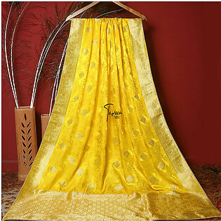 Tasneem Fabrics Women's Pure Gaji Silk Jacquard Dupatta - FBDY0002704