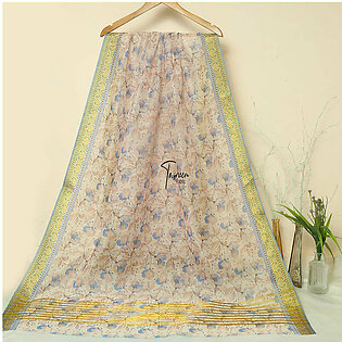 Tasneem Fabrics Women's Pure Printed Monark Dupatta - MDPR0002469