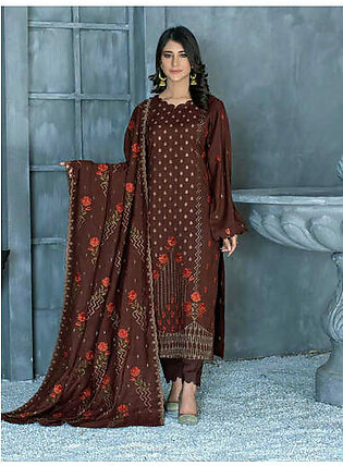 Path Jhar by Sidra Aleem Unstitched Dhanak Embroidered 3Pc Suit SA-002