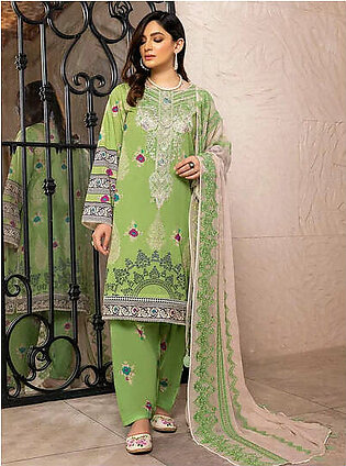 Charizma Naranji Vol-03 Unstitched Embroidered Lawn 3Pc Suit CN22-26