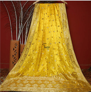 Tasneem Fabrics Women's Pure Gaji Silk Jacquard Dupatta - FBDY0002381