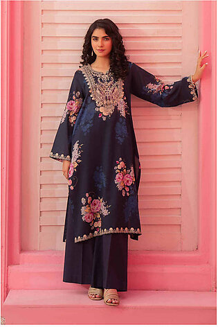 Nishat Summer Unstitched Embroidered Lawn 2Pc Suit - 42401100