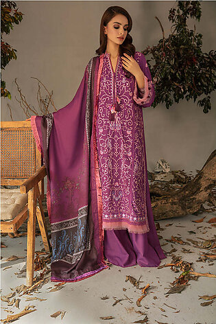 Sobia Nazir Embroidered Karandi Unstitched 3Pc Suit AW23-1A
