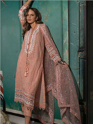 Vital by Sobia Nazir Embroidered Lawn Unstitched 3Pc Suit V-1A