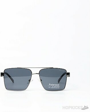 Prada Square Structure Top Bar Sunglasses Grey Frame