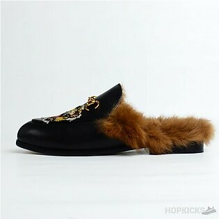 Gucci Princetown Tiger furr Loafers
