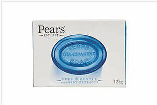 PEARS SOAP PURE & GENTLE WITH MINT BLUE 125 GM