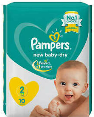 PAMPERS DIAPERS CARRY PACK BUTTERFLY 2 MINI PCS