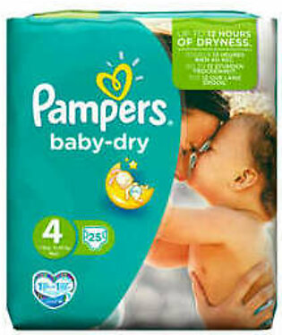 PAMPERS DIAPERS CARRY PACK BUTTERFLY 4 MAXIMUM PCS