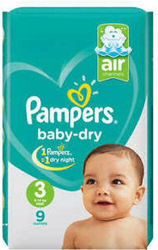 PAMPERS DIAPERS CARRY PACK BUTTERFLY 3 MIDIUM PCS