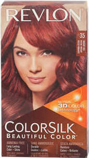 REVLON COLORSILK VIBRANT RED HAIR COLOR 35