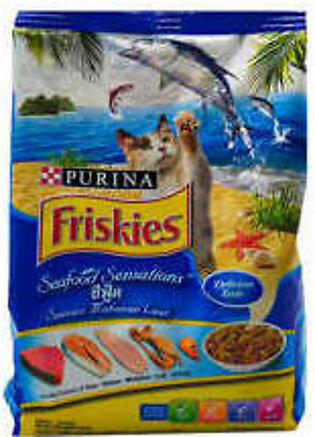 PURINA FRISKIES CAT FOOD SEAFOOD SENSATIONS 450 GM