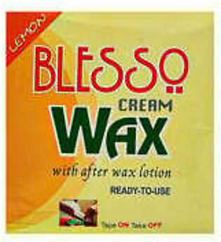 BLESSO HAIR REMOVAL CREAM WAX LEMON 125 GM PCS