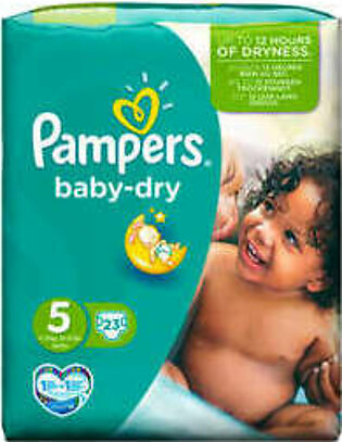 PAMPERS DIAPERS CARRY PACK BUTTERFLY 5 JUNIOR PCS