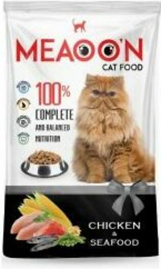 Meaoon Cat Food – Chicken and Seafood – 400 Gram
