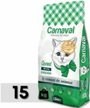 Carnaval Premium Adult Cat Food with Gourmet – 15 KG