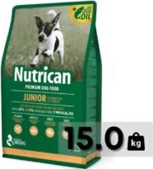 Nutrican Junior Dog Food – 15 KG