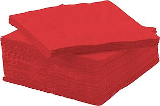 FANTASTISK Paper napkin, red/50 pack